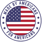 Made by Americans For Americans Badge