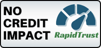 No Credit Impact - RapidTrust Badge